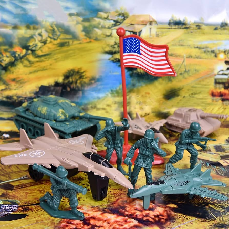 Amazon.com: Liberty Imports 124 PCS Army Men Toy Figures